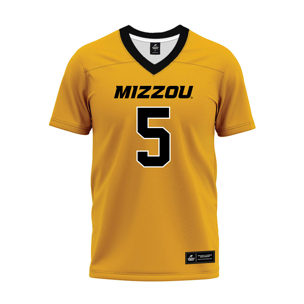 Missouri - NCAA Football : Kristian Williams - Gold Premium Football Jersey