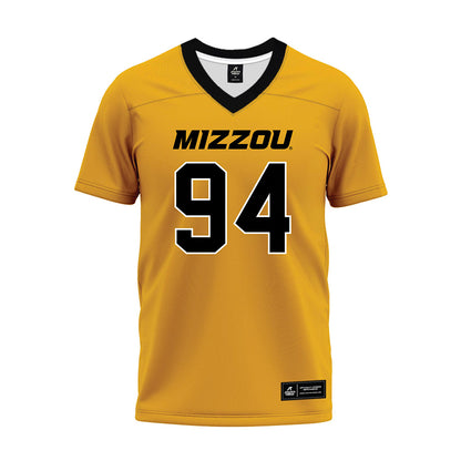 Missouri - NCAA Football : Samuel Williams - Gold Premium Football Jersey