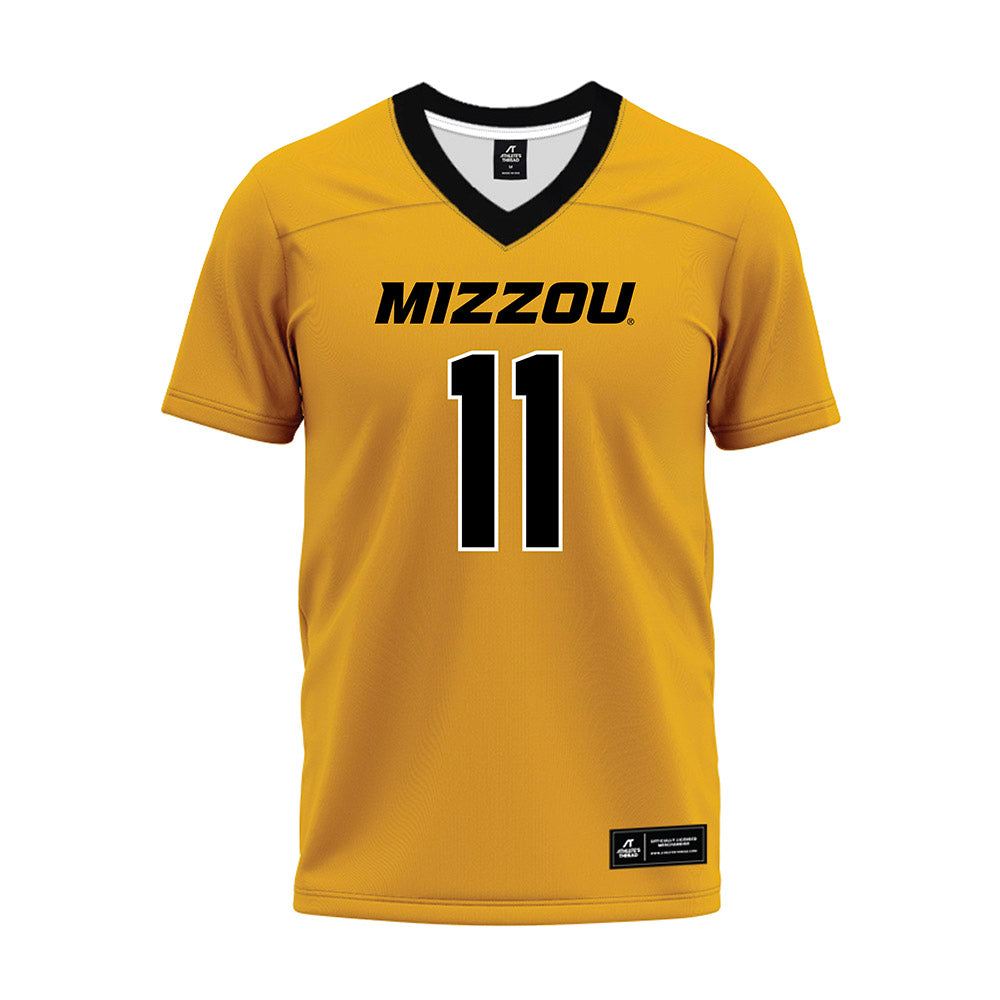 Missouri - NCAA Football : Langden Kitchen - Gold Premium Football Jersey-0