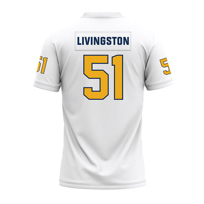 UTC - NCAA Football : Noah Livingston - White Premium Football Jersey