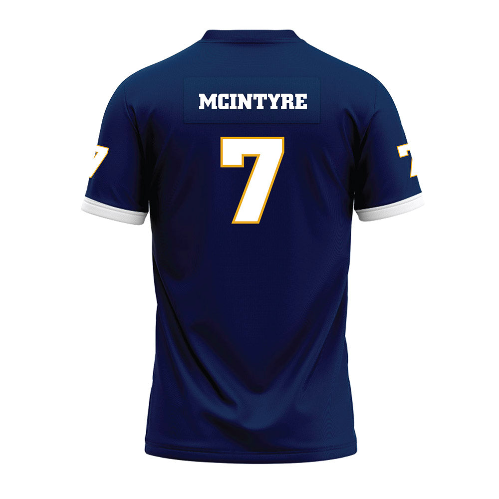 UTC - NCAA Football : John McIntyre - Navy Premium Football Jersey-1