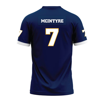 UTC - NCAA Football : John McIntyre - Navy Premium Football Jersey-1