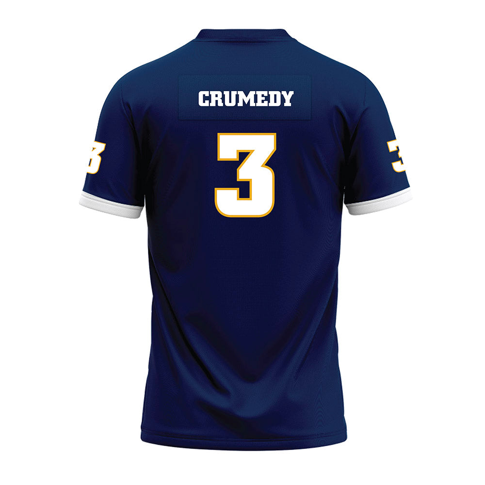 UTC - NCAA Football : Taylor Crumedy - Navy Premium Football Jersey-1