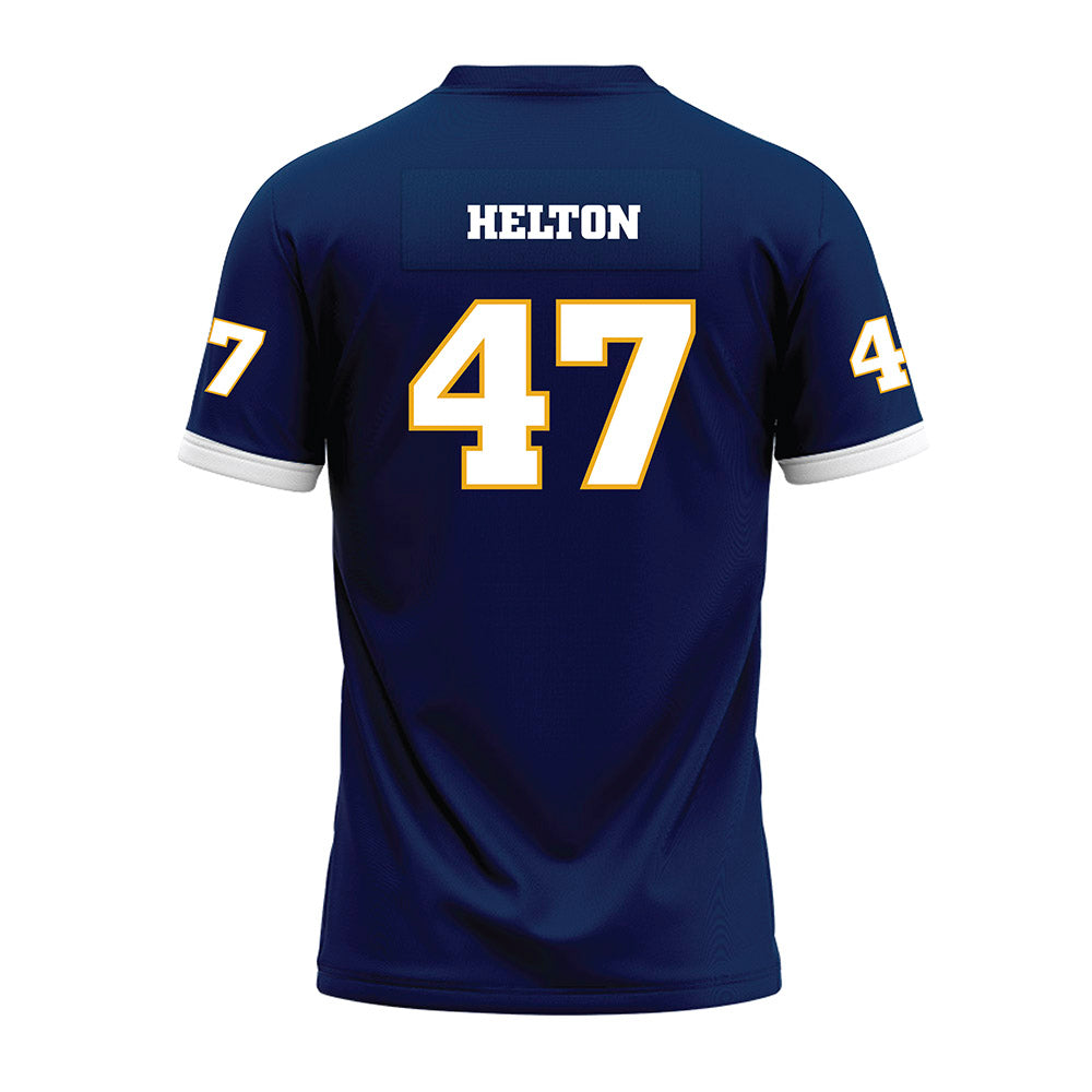 UTC - NCAA Football : Gavin Helton - Navy Premium Football Jersey