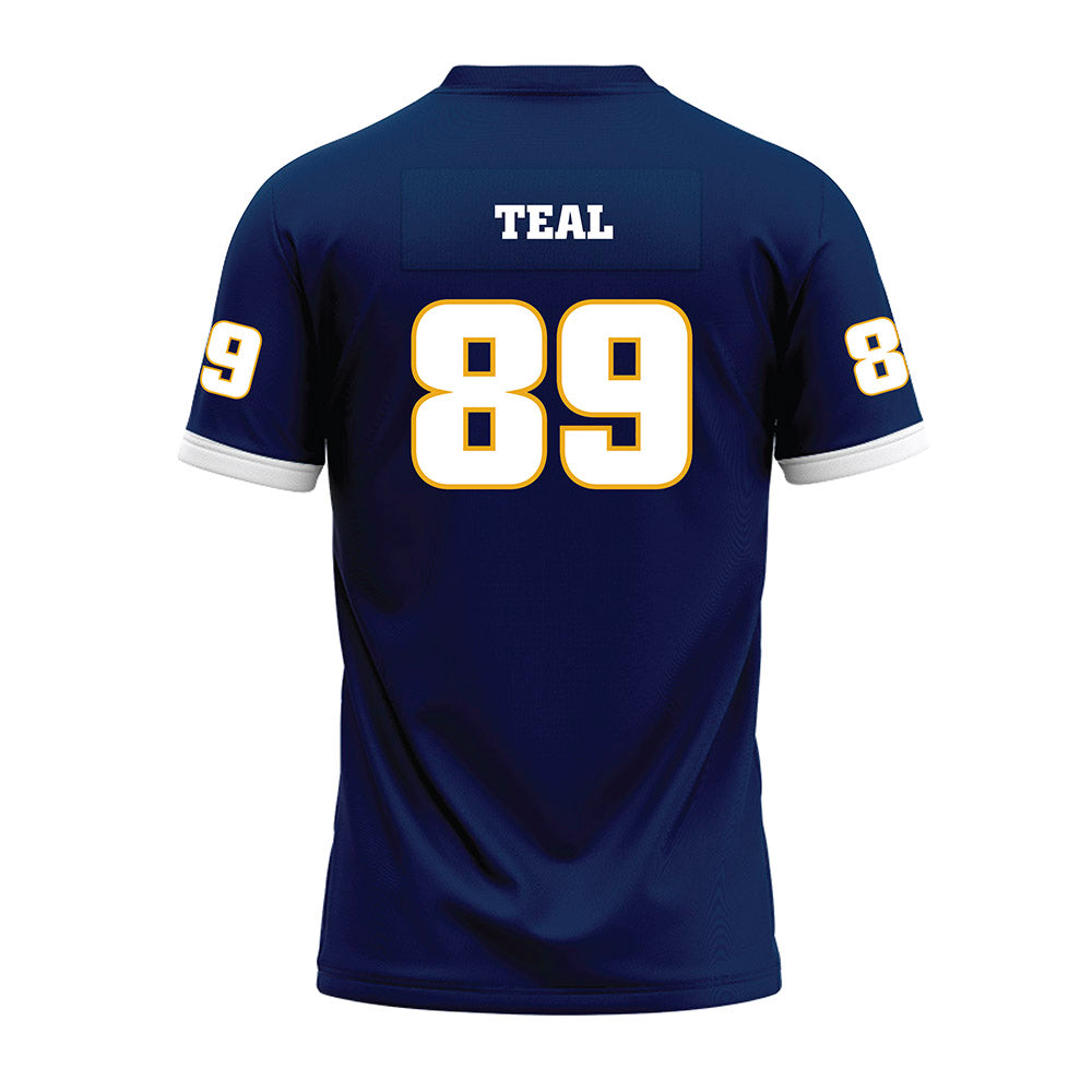 UTC - NCAA Football : Hunter Teal - Navy Premium Football Jersey-1