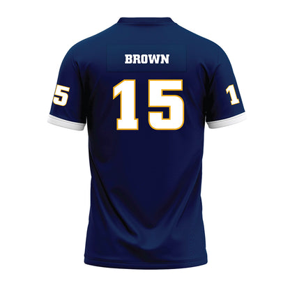UTC - NCAA Football : Kam Brown - Navy Premium Football Jersey