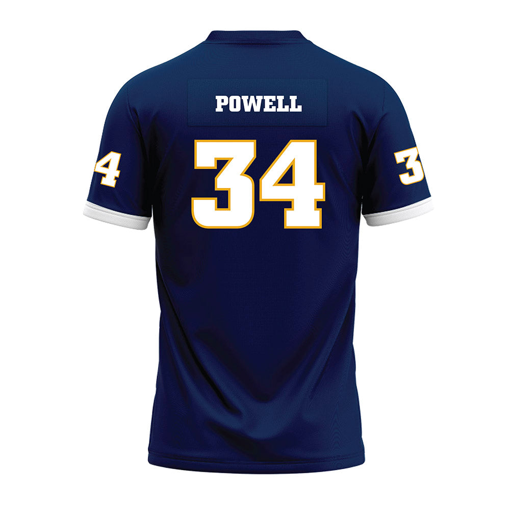 UTC - NCAA Football : Hudson Powell - Navy Premium Football Jersey-1