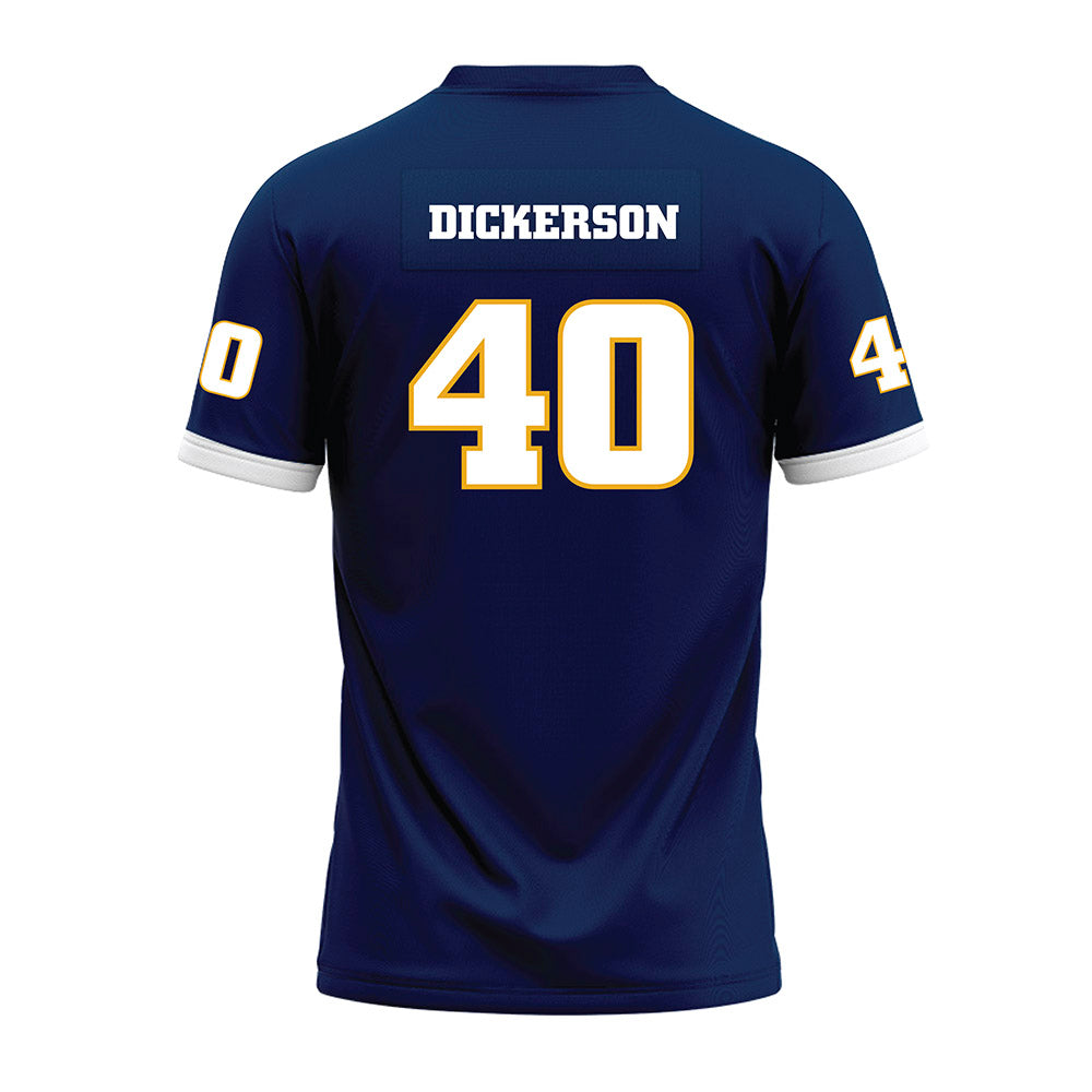 UTC - NCAA Football : Jordyn Dickerson - Navy Premium Football Jersey-1