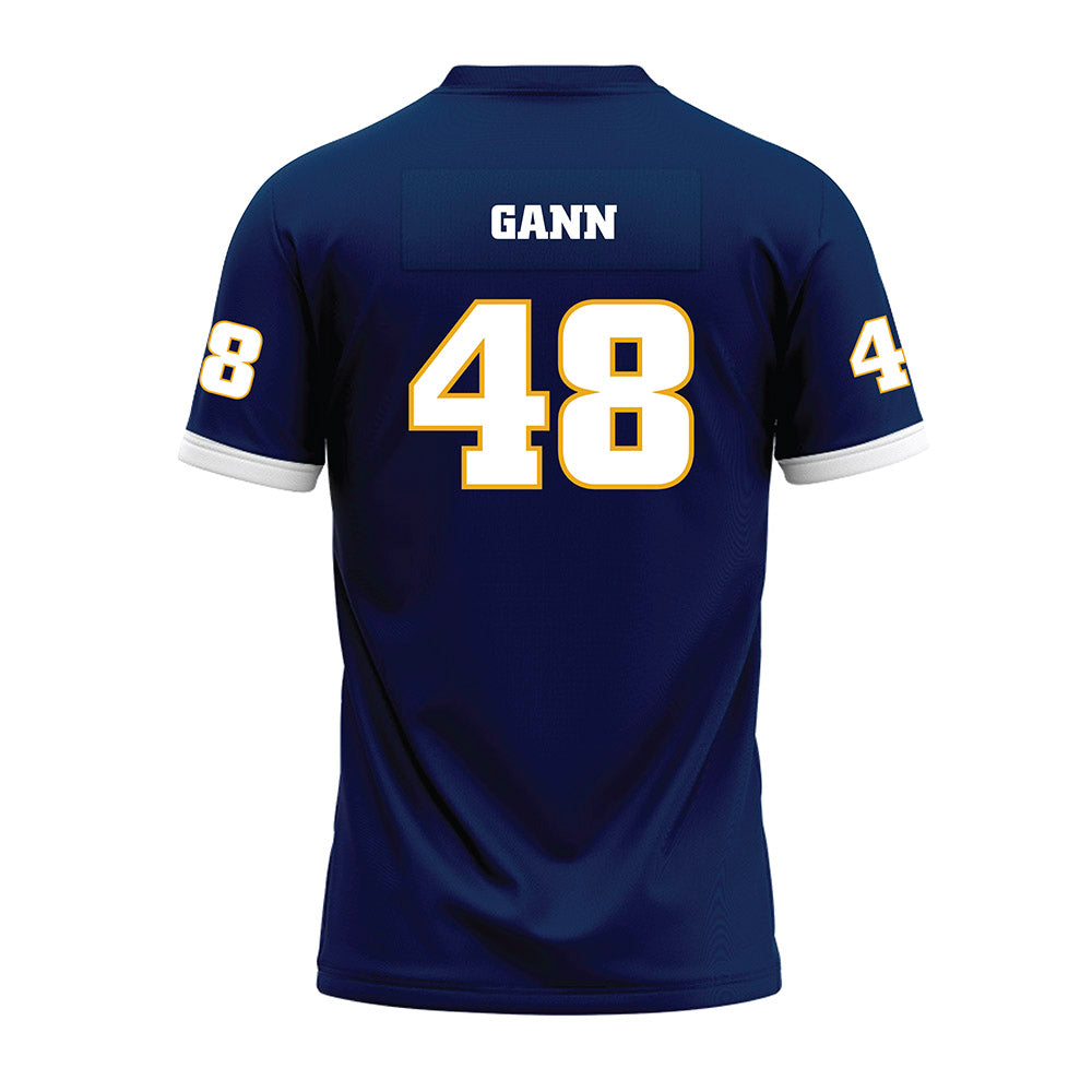  - NCAA Football : Brody Gann - Navy Premium Football Jersey-1