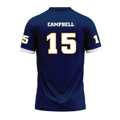 UTC - NCAA Football : Hunter Campbell - Navy Premium Football Jersey-1