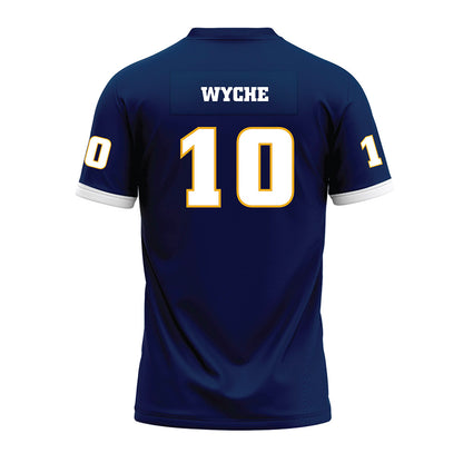 UTC - NCAA Football : Journey Wyche - Navy Premium Football Jersey