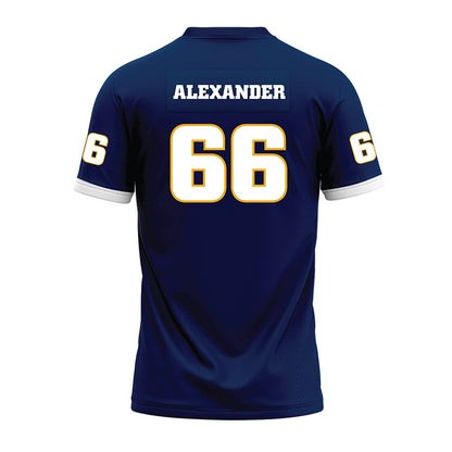 UTC - NCAA Football : Watts Alexander - Navy Premium Football Jersey