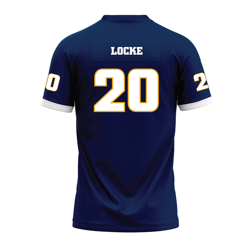 UTC - NCAA Football : Solomon Locke - Navy Premium Football Jersey-1
