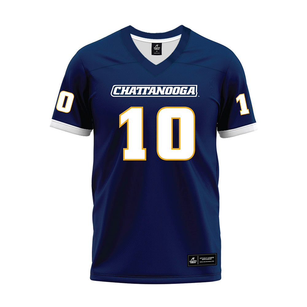 UTC - NCAA Football : Journey Wyche - Navy Premium Football Jersey