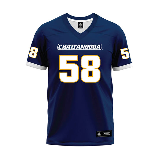 UTC - NCAA Football : Christian Vaa - Navy Premium Football Jersey-0