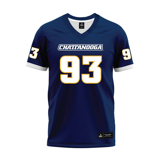 UTC - NCAA Football : Mekhi Bell - Navy Premium Football Jersey-0