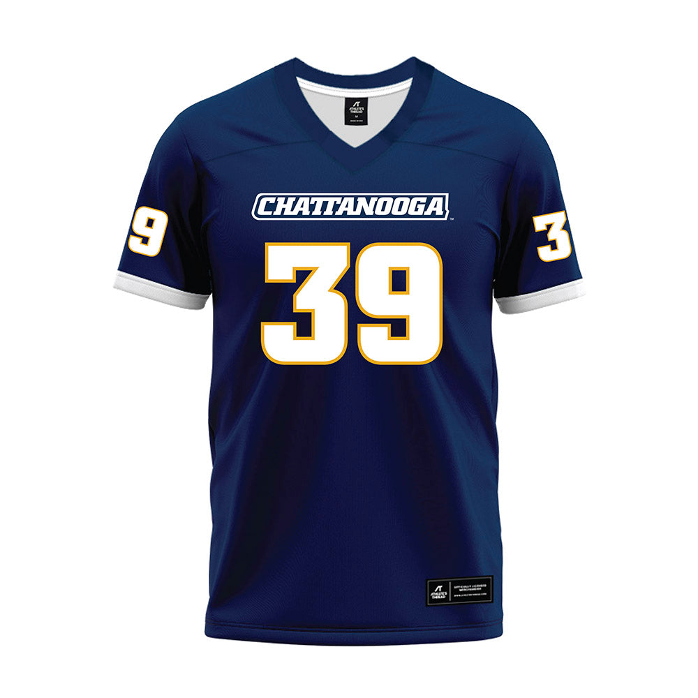 UTC - NCAA Football : Jarian Dunlap Jr - Navy Premium Football Jersey-0