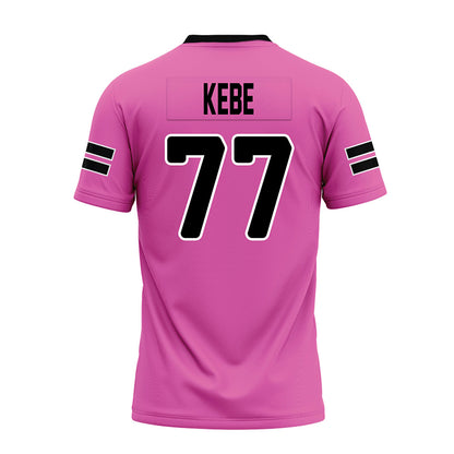Ohio - NCAA Football : Ibrahim Kebe - Pink Premium Football Jersey-1
