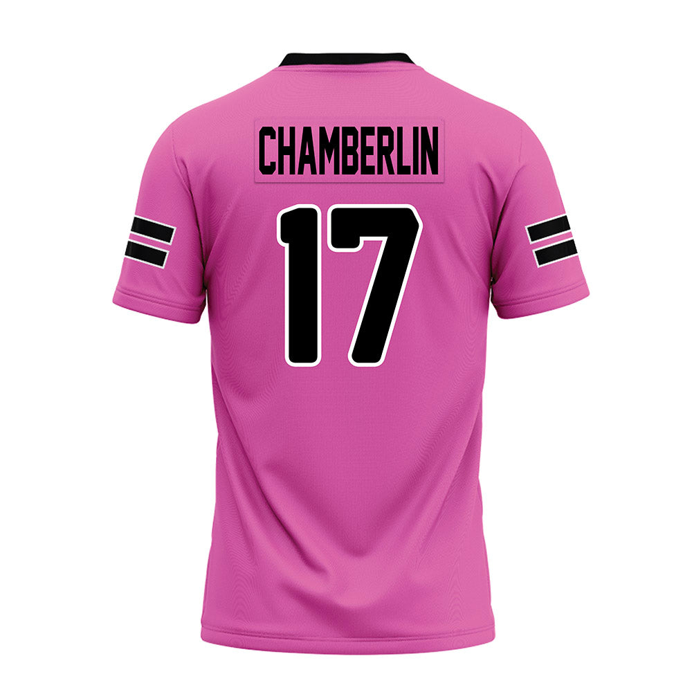 Ohio - NCAA Football : Caleb Chamberlin - Pink Premium Football Jersey-1