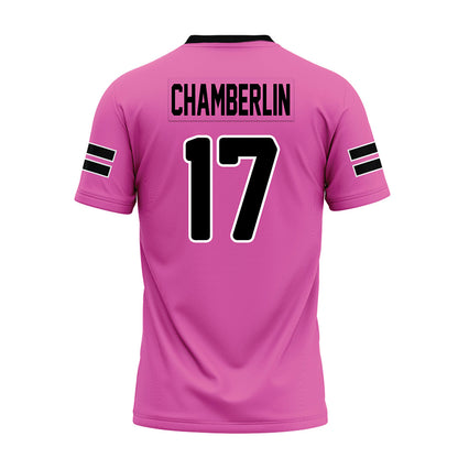 Ohio - NCAA Football : Caleb Chamberlin - Pink Premium Football Jersey-1