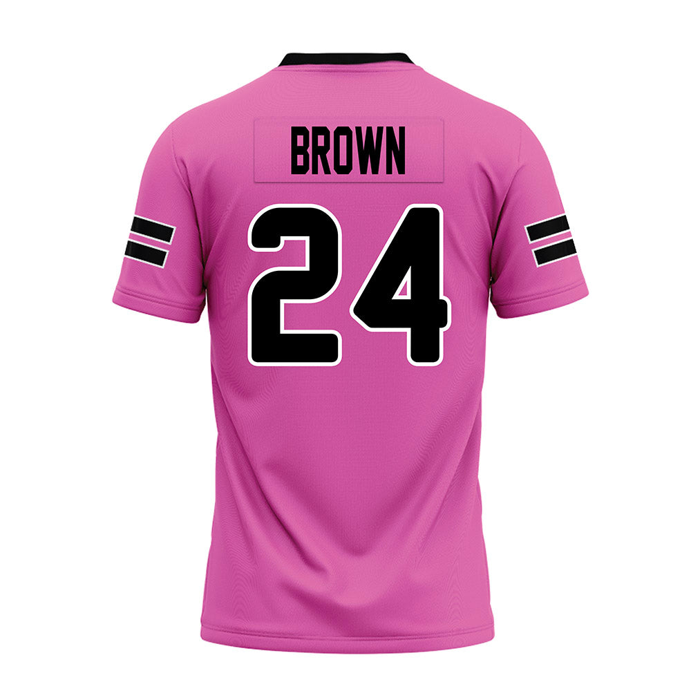 Ohio - NCAA Football : Irving Brown - Pink Premium Football Jersey-1
