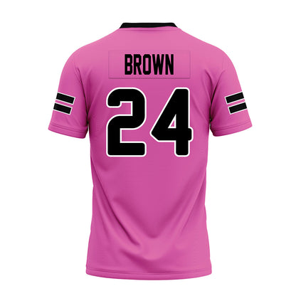 Ohio - NCAA Football : Irving Brown - Pink Premium Football Jersey-1