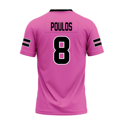 Ohio - NCAA Football : Nick Poulos - Pink Premium Football Jersey