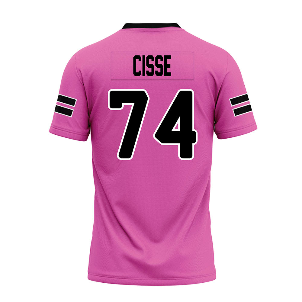 Ohio - NCAA Football : Tigana Cisse - Pink Premium Football Jersey