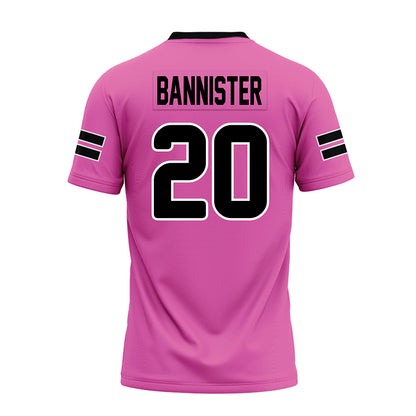 Ohio - NCAA Football : Kendall Bannister - Pink Premium Football Jersey