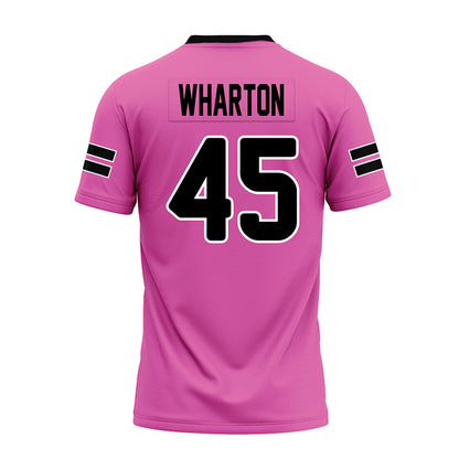 Ohio - NCAA Football : Brady Wharton - Pink Premium Football Jersey-1