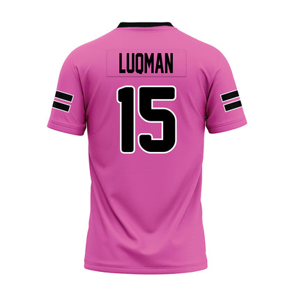 Ohio - NCAA Football : Anas Luqman - Pink Premium Football Jersey-1
