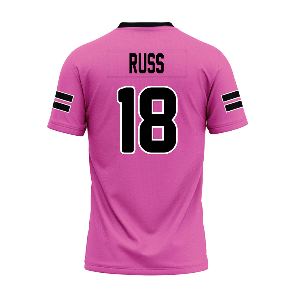 Ohio - NCAA Football : Bailey Russ - Pink Premium Football Jersey