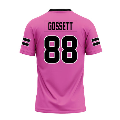 Ohio - NCAA Football : Caleb Gossett - Pink Premium Football Jersey