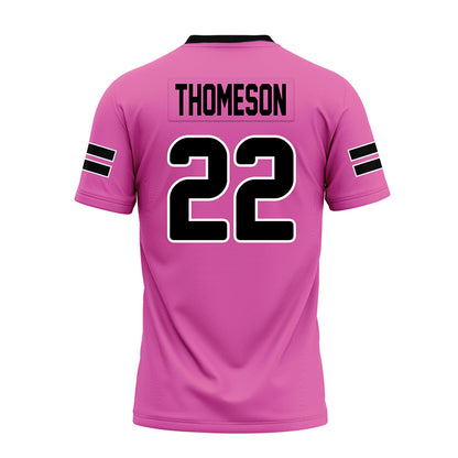 Ohio - NCAA Football : Jalen Thomeson - Pink Premium Football Jersey