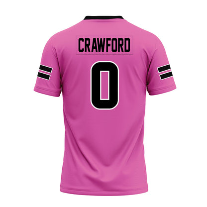 Ohio - NCAA Football : Delaney Crawford - Pink Premium Football Jersey