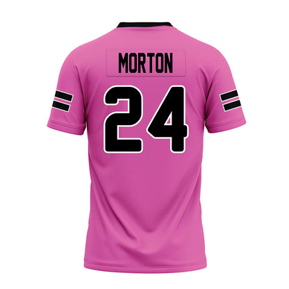 Ohio - NCAA Football : Dj Morton - Pink Premium Football Jersey