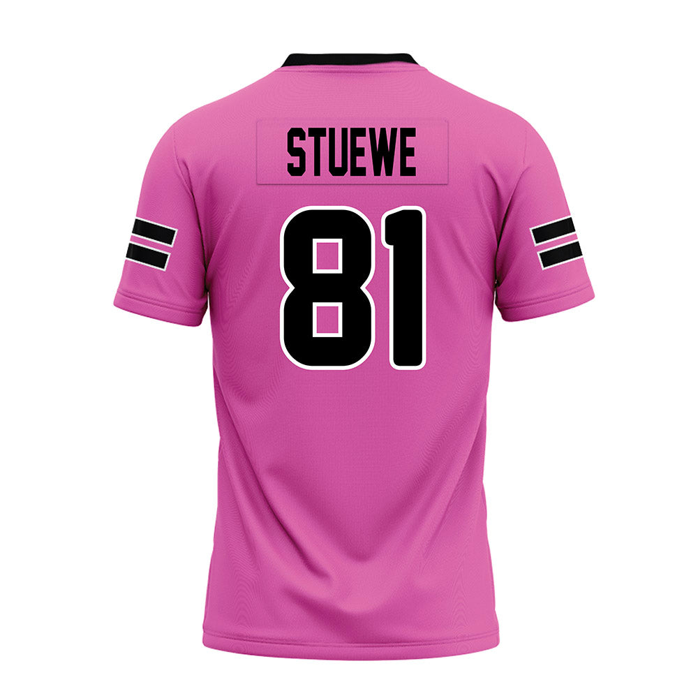 Ohio - NCAA Football : Matthew Stuewe - Pink Premium Football Jersey