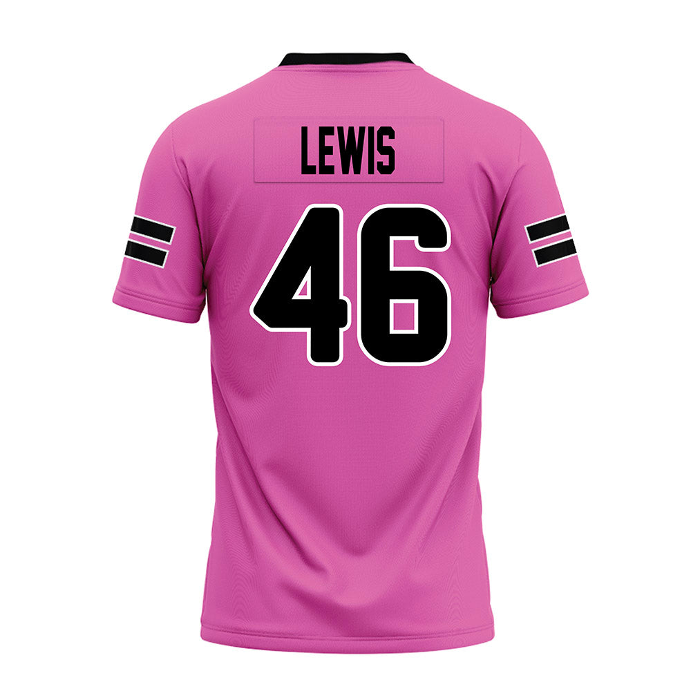 Ohio - NCAA Football : Jacob Lewis - Pink Premium Football Jersey