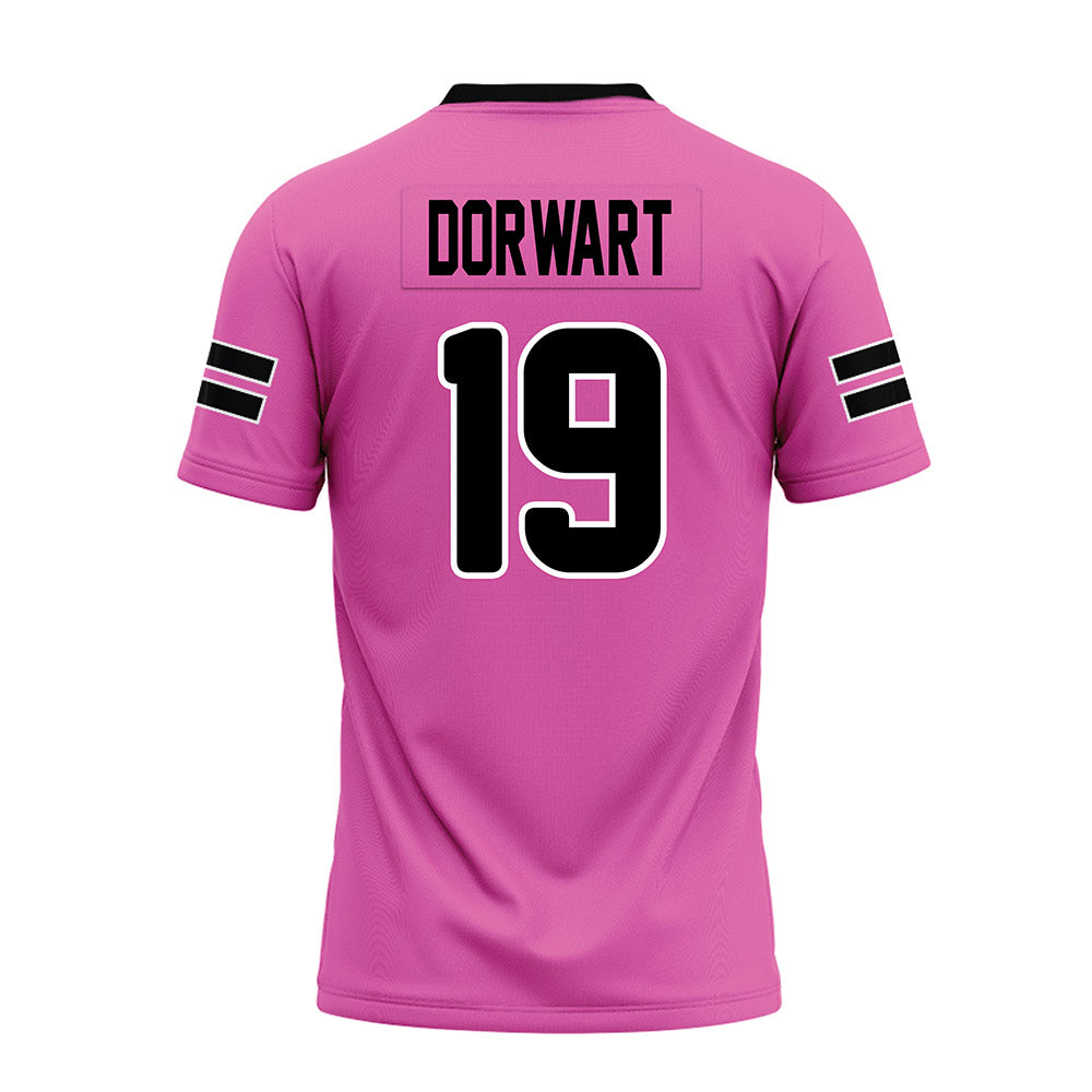 Ohio - NCAA Football : Dominic Dorwart - Pink Premium Football Jersey