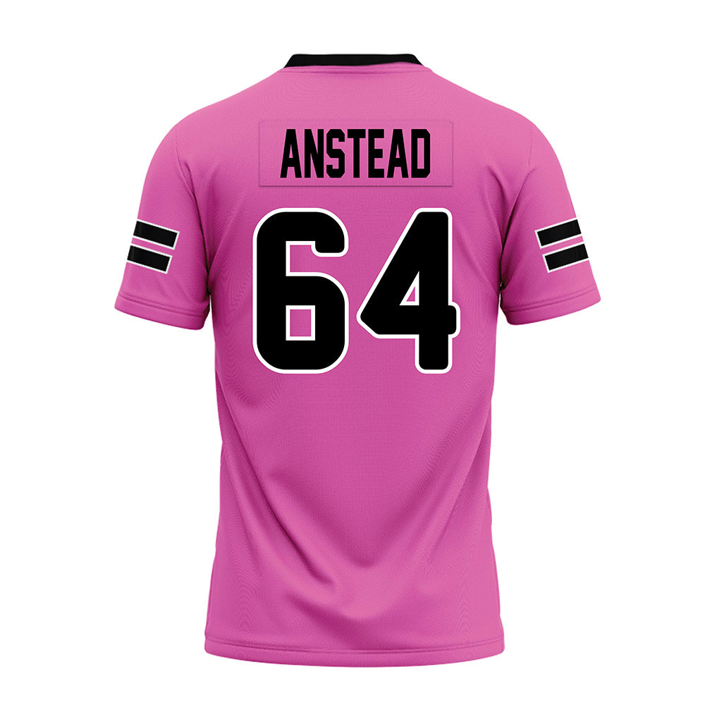 Ohio - NCAA Football : Seth Anstead - Pink Premium Football Jersey