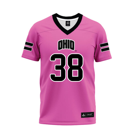 Ohio - NCAA Football : Andrew Vera - Pink Premium Football Jersey