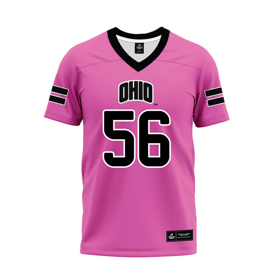 Ohio - NCAA Football : Benjamin Maldonado - Pink Premium Football Jersey-0