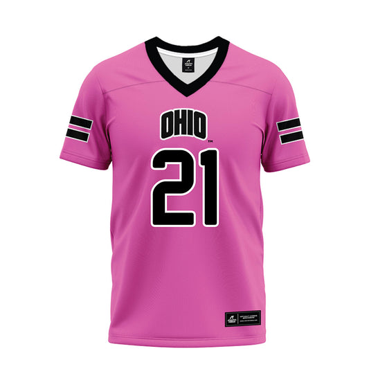 Ohio - NCAA Football : Donovan Walker - Pink Premium Football Jersey