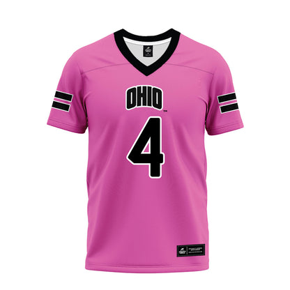 Ohio - NCAA Football : Jacob Winters - Pink Premium Football Jersey