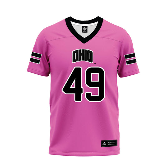 Ohio - NCAA Football : Xavier Williams - Pink Premium Football Jersey