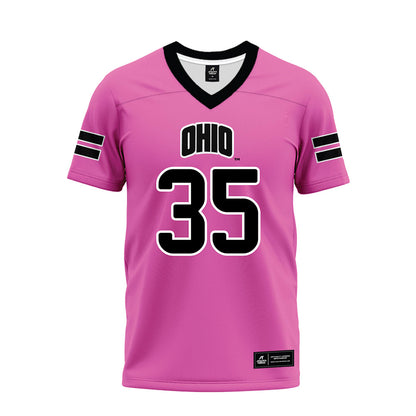 Ohio - NCAA Football : Shay Taylor - Pink Premium Football Jersey