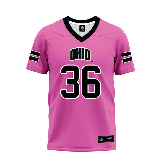 Ohio - NCAA Football : Parker Startz - Pink Premium Football Jersey