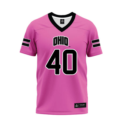 Ohio - NCAA Football : Beau Blankenship - Pink Premium Football Jersey