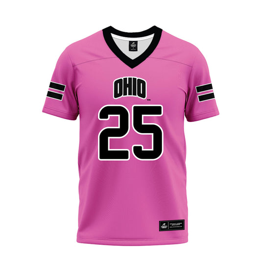 Ohio - NCAA Football : Michael Molnar - Pink Premium Football Jersey