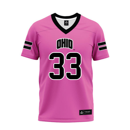 Ohio - NCAA Football : Brady Sestili - Pink Premium Football Jersey